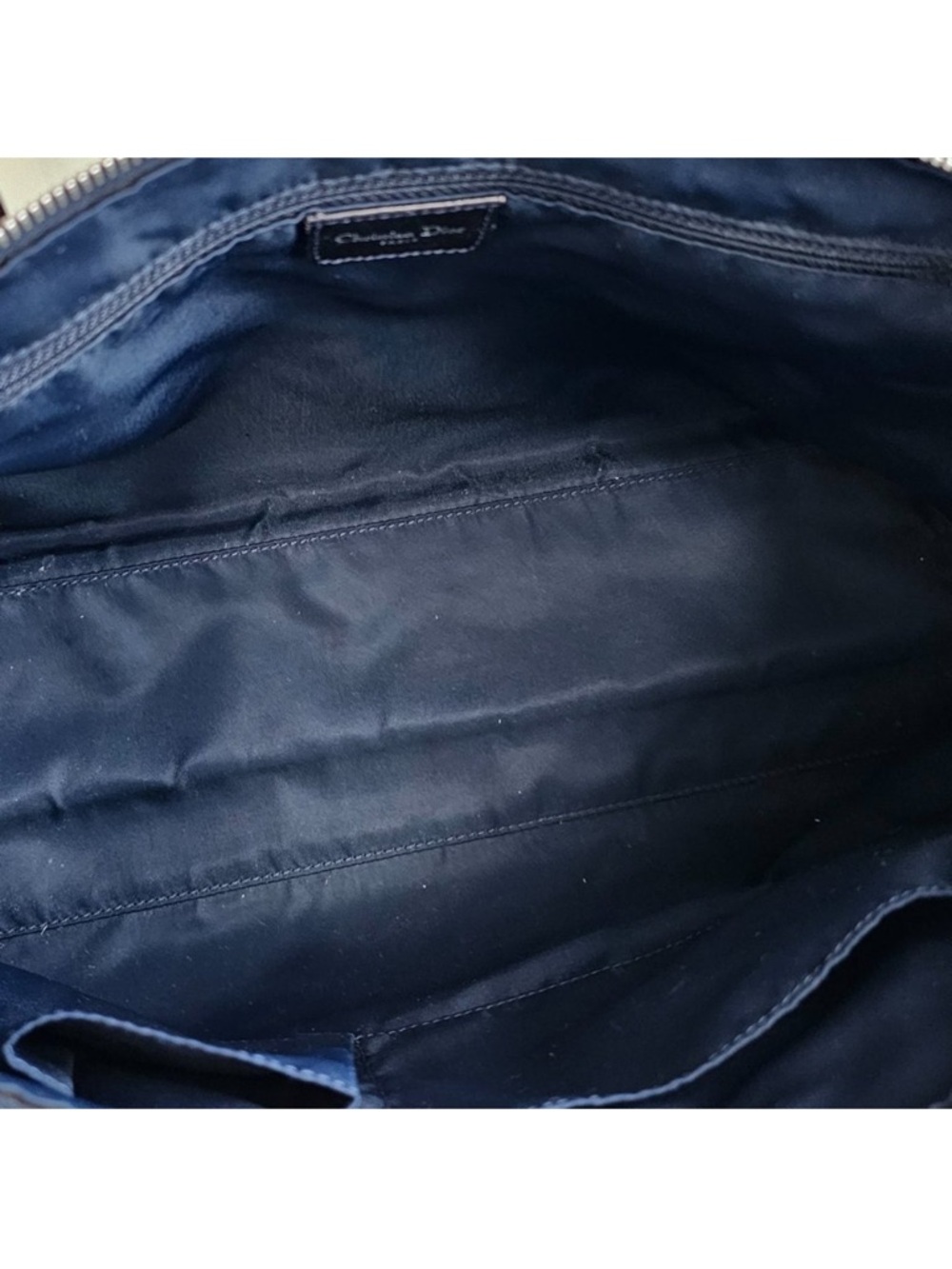 DIOR Christian Dior Denim Blue Trotter Flight Bag - Picture 8 of 15